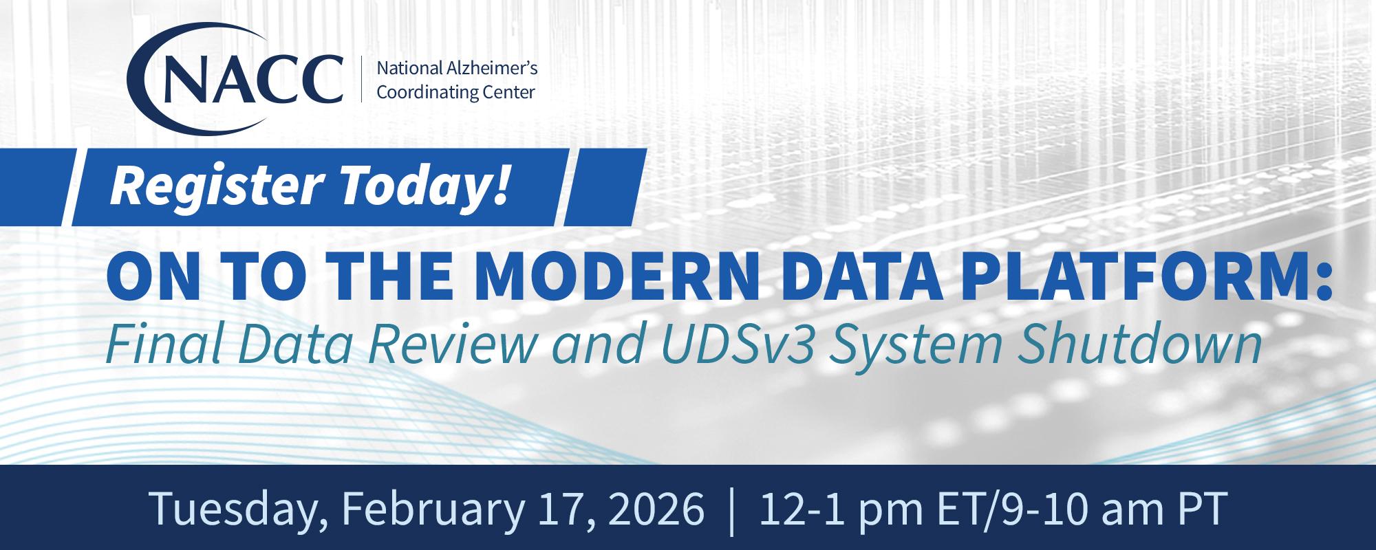 UDSv3 Legacy Shutdown Webinar 2