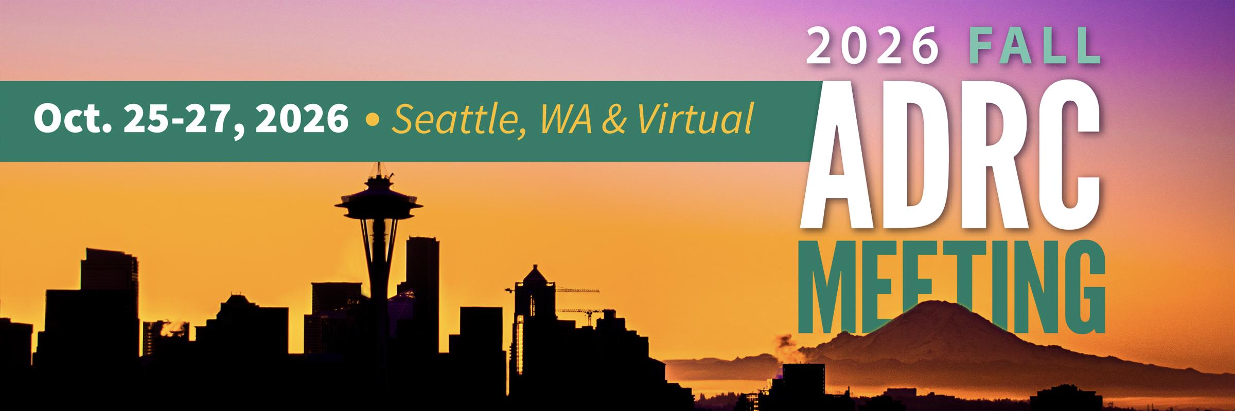 2026 Fall ADRC Meeting
